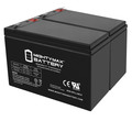 Mighty Max Battery 12V 8Ah SLA Battery Replacement for DURA12-8F - 2 Pack ML8-12MP2116133109107
